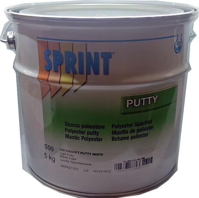 STUCCO  SPRINT S99 UNISOFT PUTTY WHITE 25kg  COMP. A